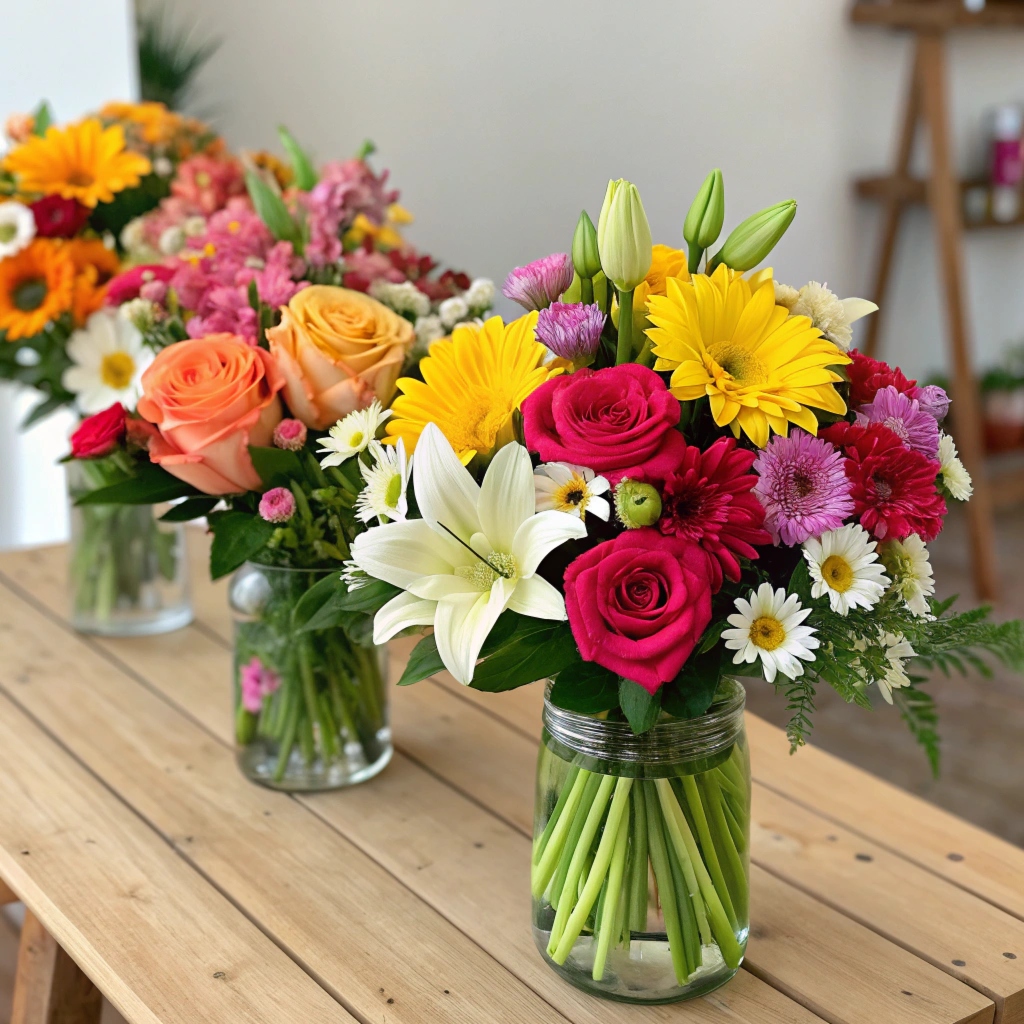 Colorful Bloom Display